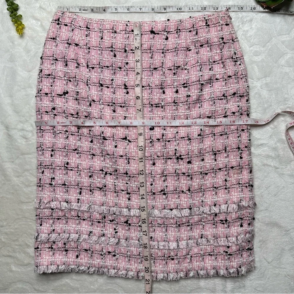 Escada tweed plaid